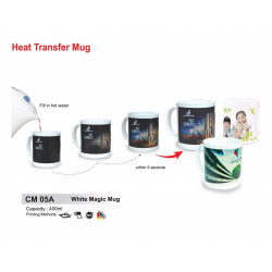 CM 05A White Magic Mug (Heat Transfer Products)